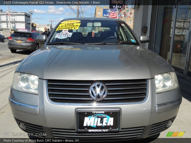 Silverstone Grey Metallic / Black 2003 Volkswagen Passat GLS Sedan