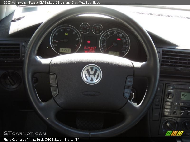 Silverstone Grey Metallic / Black 2003 Volkswagen Passat GLS Sedan