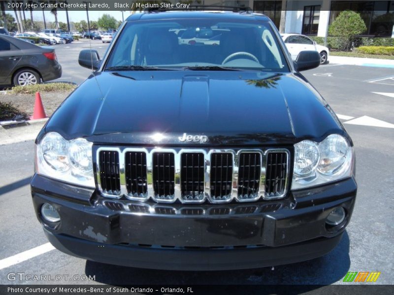 Black / Medium Slate Gray 2007 Jeep Grand Cherokee Laredo