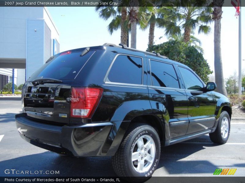 Black / Medium Slate Gray 2007 Jeep Grand Cherokee Laredo