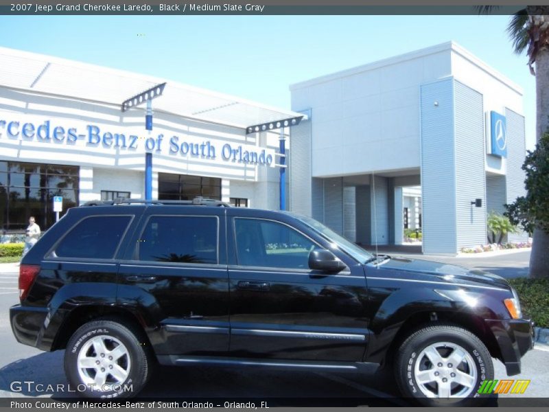 Black / Medium Slate Gray 2007 Jeep Grand Cherokee Laredo
