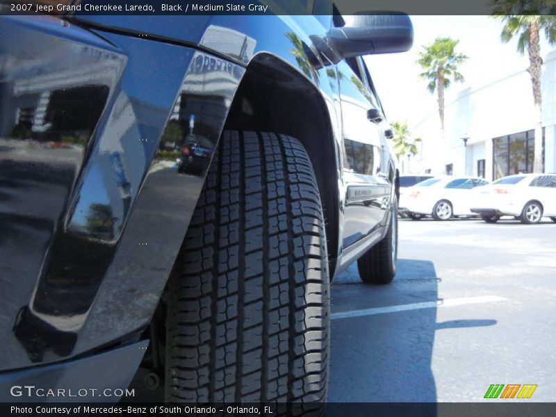 Black / Medium Slate Gray 2007 Jeep Grand Cherokee Laredo