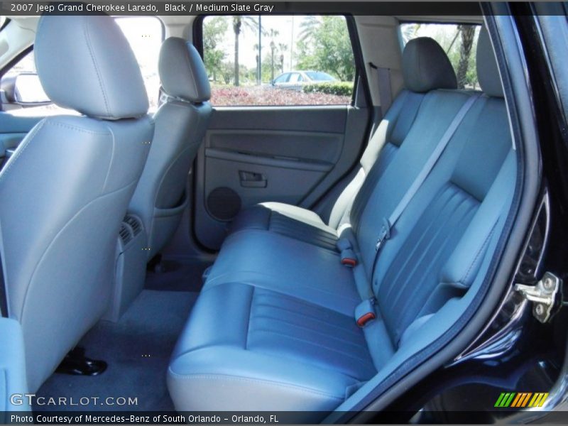 Black / Medium Slate Gray 2007 Jeep Grand Cherokee Laredo