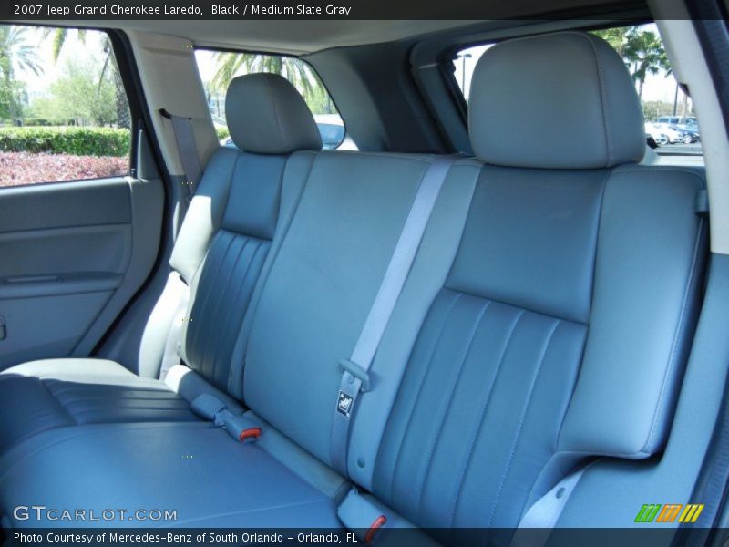 Black / Medium Slate Gray 2007 Jeep Grand Cherokee Laredo