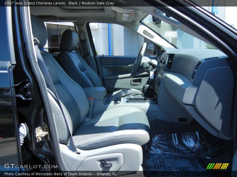 Black / Medium Slate Gray 2007 Jeep Grand Cherokee Laredo