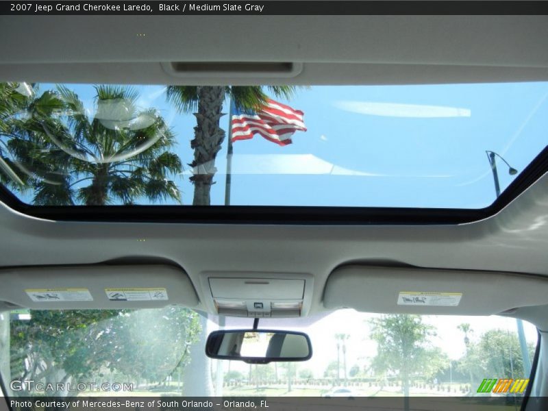 Black / Medium Slate Gray 2007 Jeep Grand Cherokee Laredo