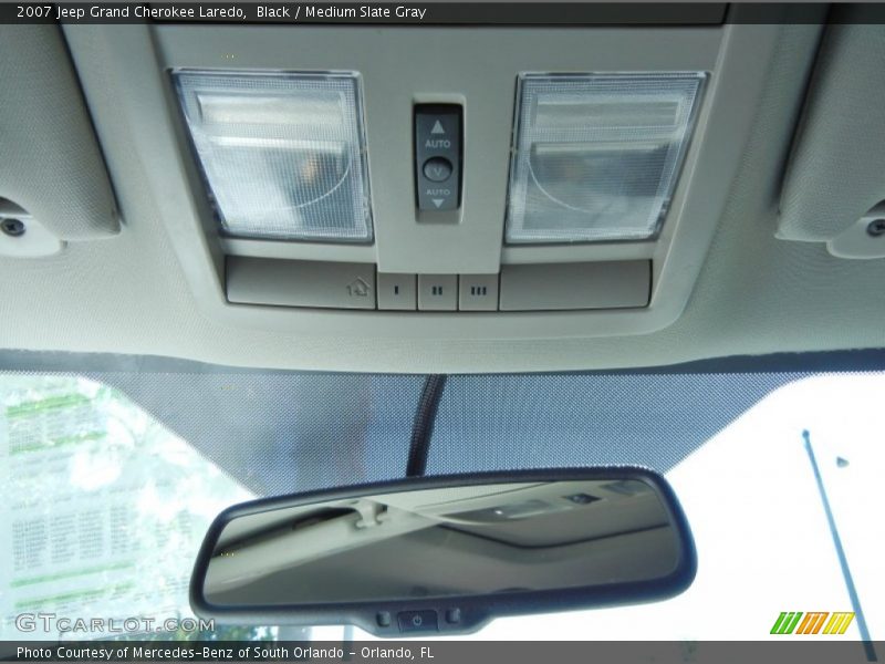 Black / Medium Slate Gray 2007 Jeep Grand Cherokee Laredo