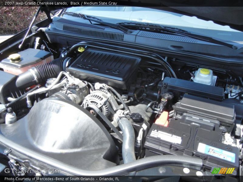 Black / Medium Slate Gray 2007 Jeep Grand Cherokee Laredo