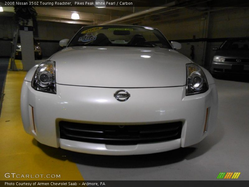 Pikes Peak White Pearl / Carbon 2008 Nissan 350Z Touring Roadster