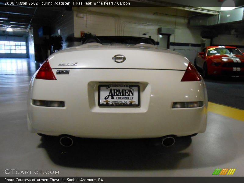 Pikes Peak White Pearl / Carbon 2008 Nissan 350Z Touring Roadster