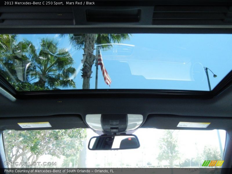 Mars Red / Black 2013 Mercedes-Benz C 250 Sport
