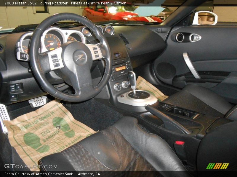 Pikes Peak White Pearl / Carbon 2008 Nissan 350Z Touring Roadster