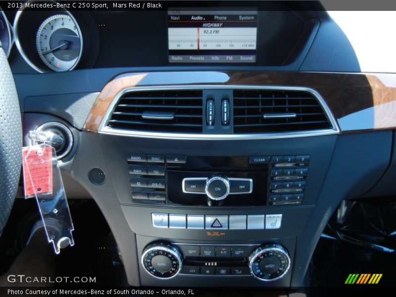 Mars Red / Black 2013 Mercedes-Benz C 250 Sport