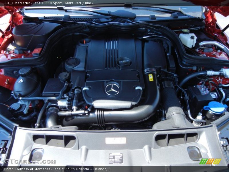 Mars Red / Black 2013 Mercedes-Benz C 250 Sport