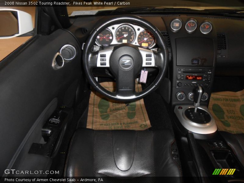 Pikes Peak White Pearl / Carbon 2008 Nissan 350Z Touring Roadster