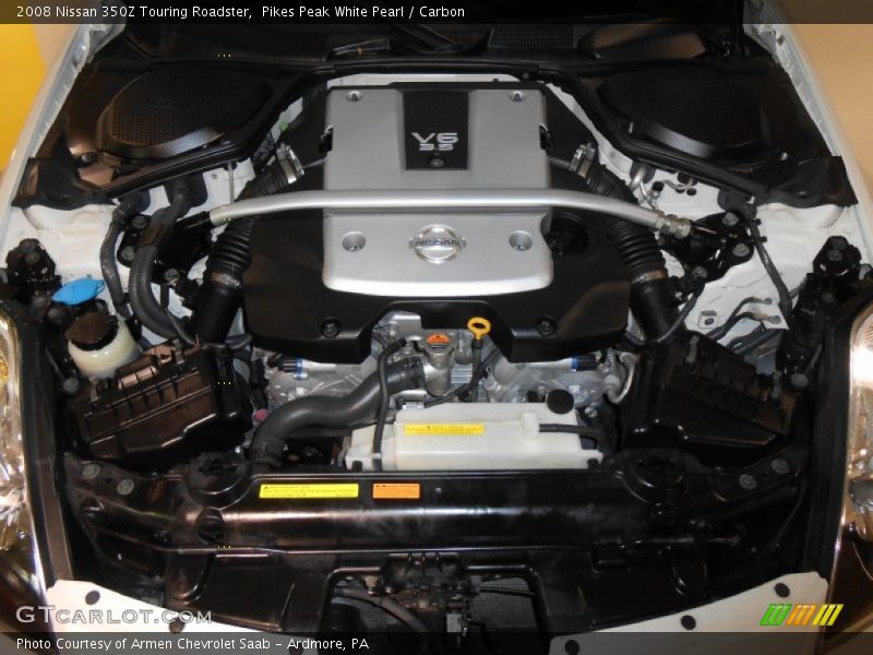 Pikes Peak White Pearl / Carbon 2008 Nissan 350Z Touring Roadster