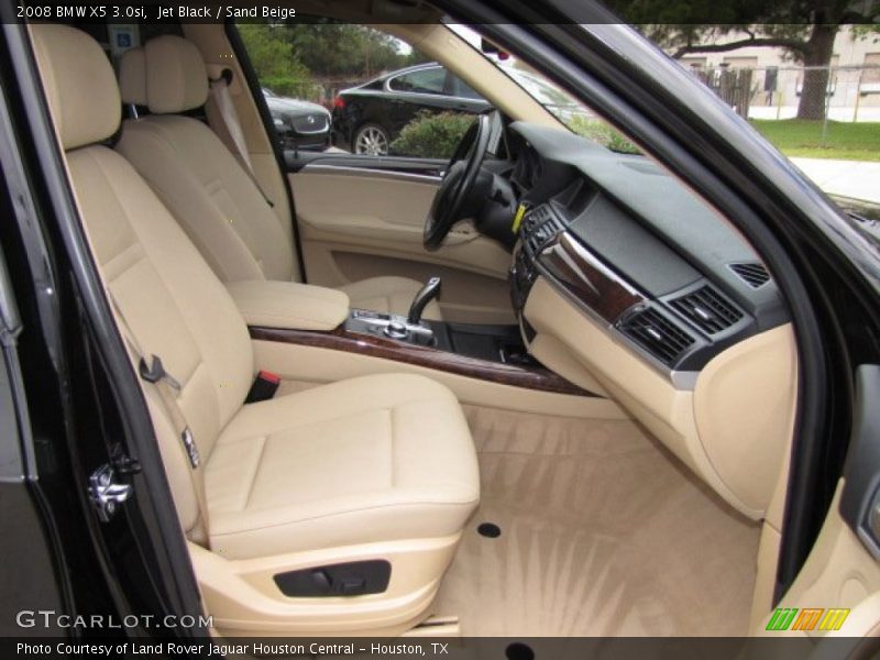 Jet Black / Sand Beige 2008 BMW X5 3.0si