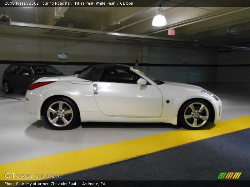 Pikes Peak White Pearl / Carbon 2008 Nissan 350Z Touring Roadster