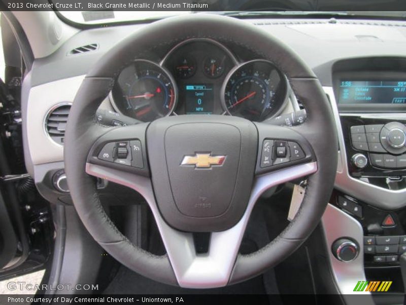 Black Granite Metallic / Medium Titanium 2013 Chevrolet Cruze LT