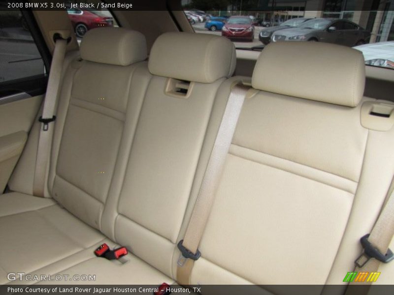 Jet Black / Sand Beige 2008 BMW X5 3.0si