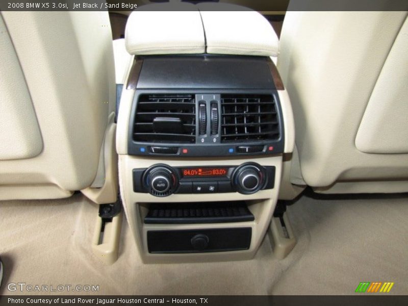 Jet Black / Sand Beige 2008 BMW X5 3.0si