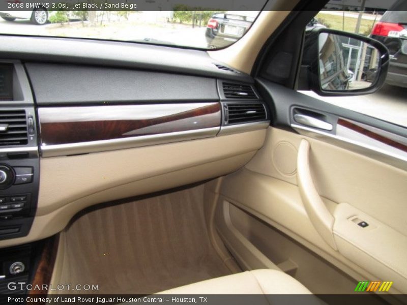 Jet Black / Sand Beige 2008 BMW X5 3.0si