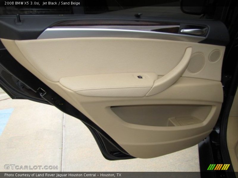 Jet Black / Sand Beige 2008 BMW X5 3.0si