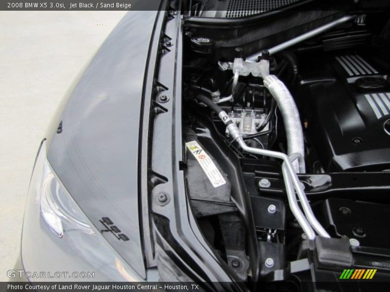 Jet Black / Sand Beige 2008 BMW X5 3.0si