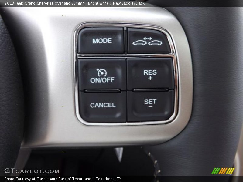 Bright White / New Saddle/Black 2013 Jeep Grand Cherokee Overland Summit