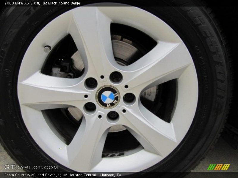 Jet Black / Sand Beige 2008 BMW X5 3.0si