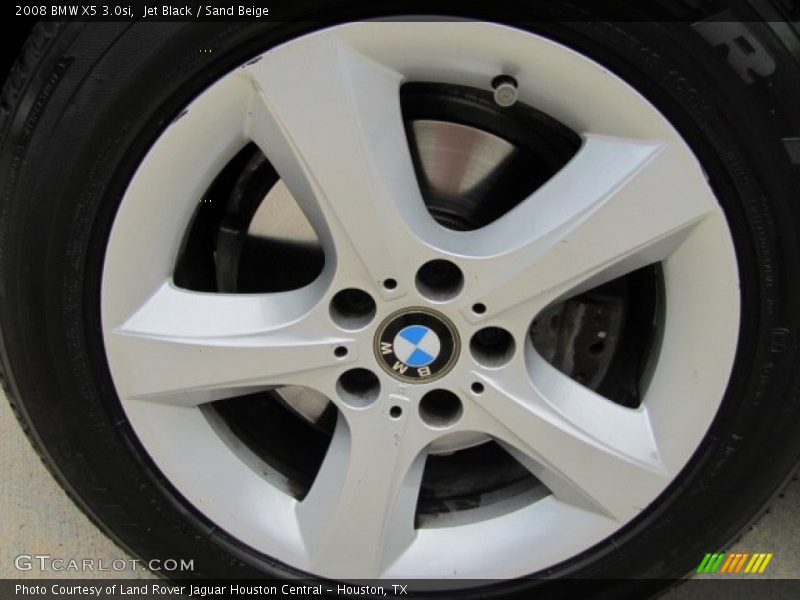 Jet Black / Sand Beige 2008 BMW X5 3.0si