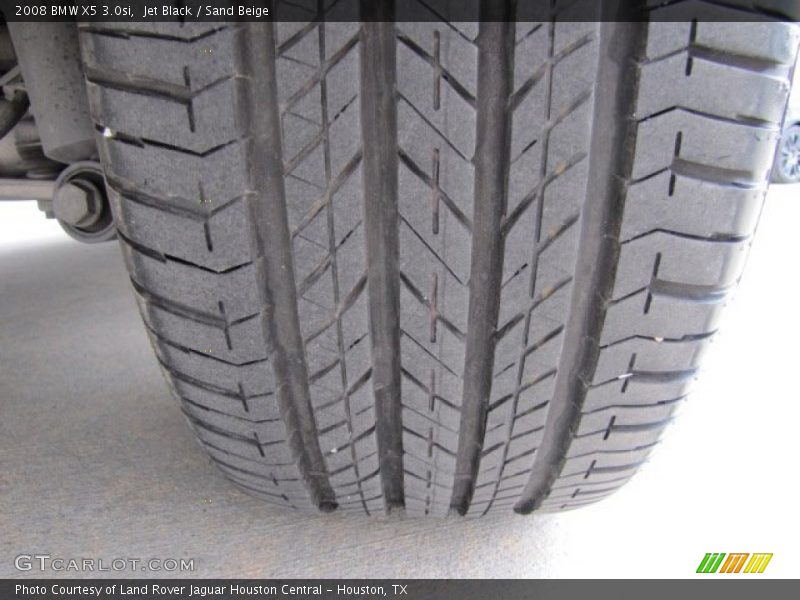 Jet Black / Sand Beige 2008 BMW X5 3.0si