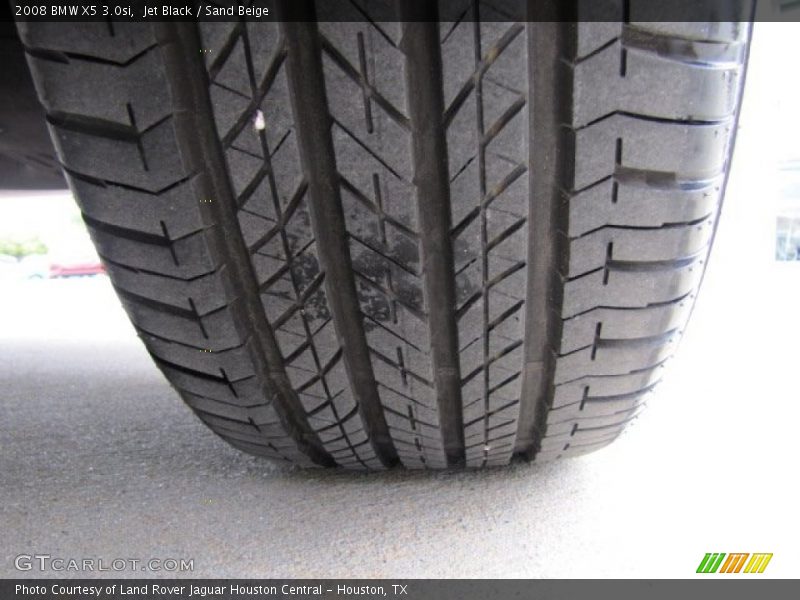 Jet Black / Sand Beige 2008 BMW X5 3.0si