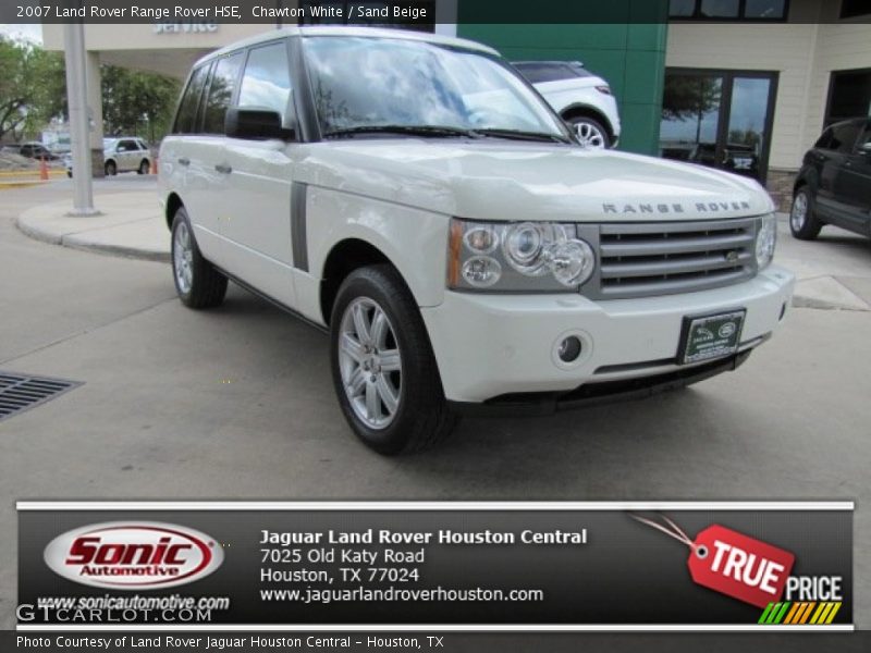 Chawton White / Sand Beige 2007 Land Rover Range Rover HSE