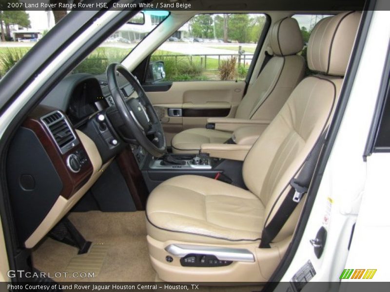  2007 Range Rover HSE Sand Beige Interior