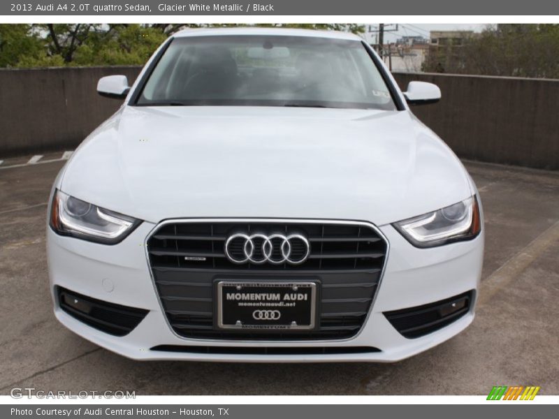 Glacier White Metallic / Black 2013 Audi A4 2.0T quattro Sedan