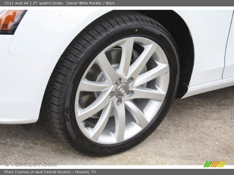 Glacier White Metallic / Black 2013 Audi A4 2.0T quattro Sedan