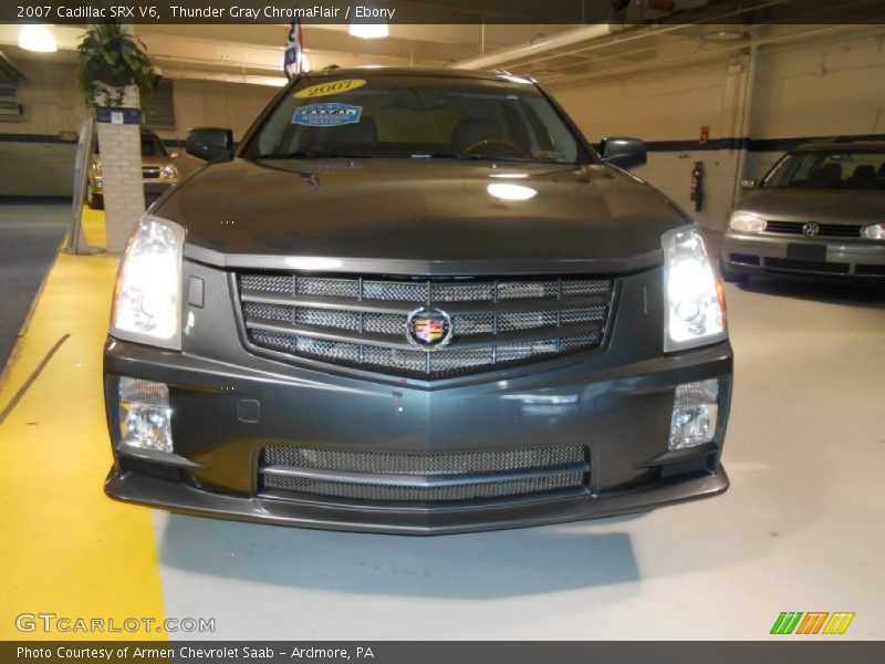 Thunder Gray ChromaFlair / Ebony 2007 Cadillac SRX V6