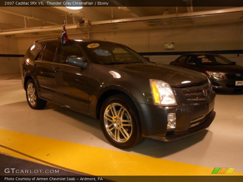 Thunder Gray ChromaFlair / Ebony 2007 Cadillac SRX V6