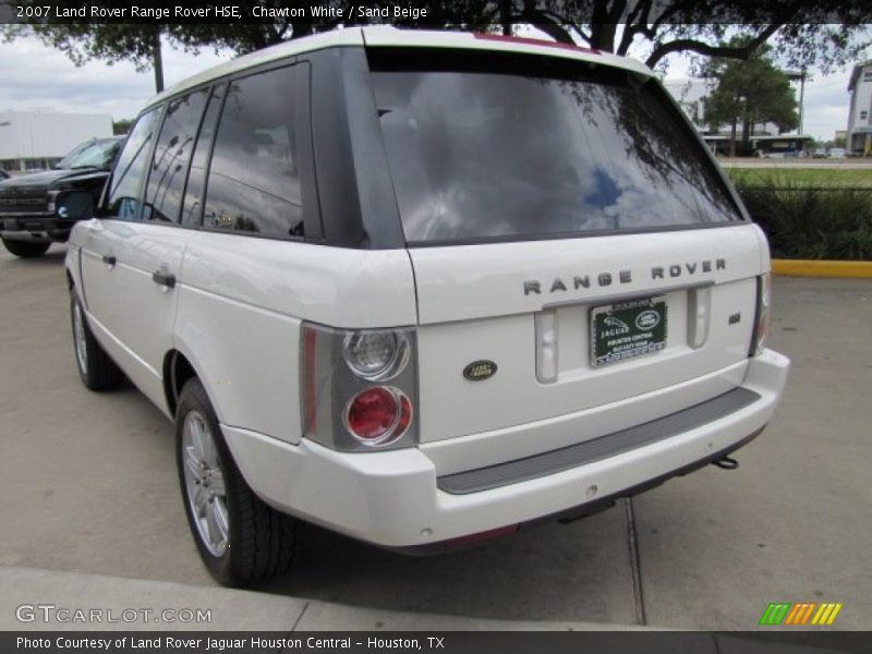 Chawton White / Sand Beige 2007 Land Rover Range Rover HSE