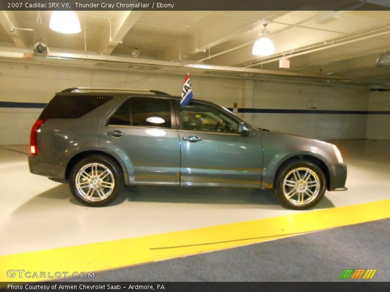 Thunder Gray ChromaFlair / Ebony 2007 Cadillac SRX V6