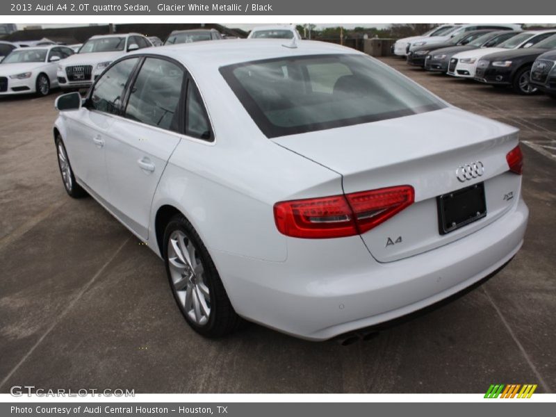 Glacier White Metallic / Black 2013 Audi A4 2.0T quattro Sedan