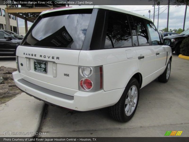 Chawton White / Sand Beige 2007 Land Rover Range Rover HSE