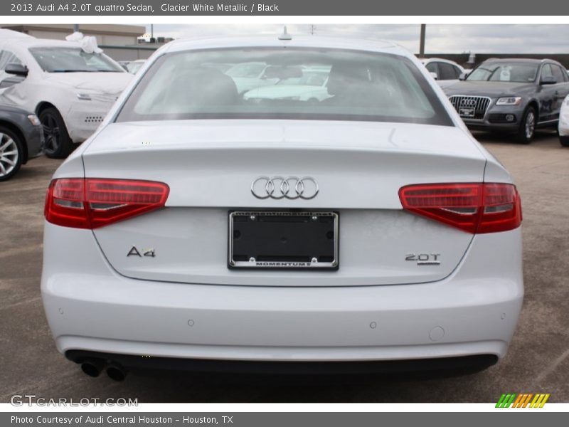 Glacier White Metallic / Black 2013 Audi A4 2.0T quattro Sedan