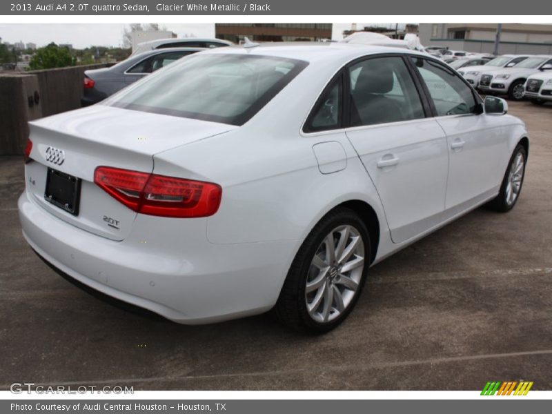 Glacier White Metallic / Black 2013 Audi A4 2.0T quattro Sedan