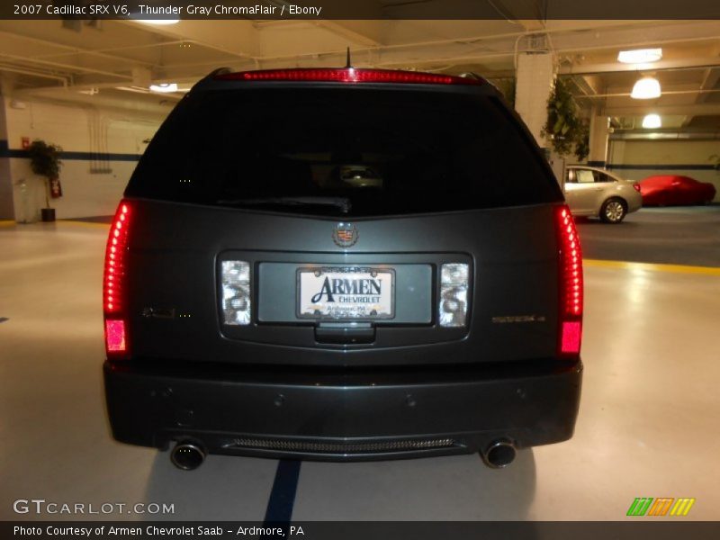 Thunder Gray ChromaFlair / Ebony 2007 Cadillac SRX V6