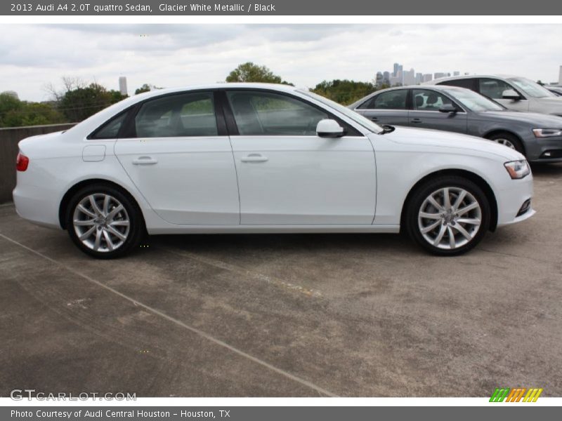 Glacier White Metallic / Black 2013 Audi A4 2.0T quattro Sedan