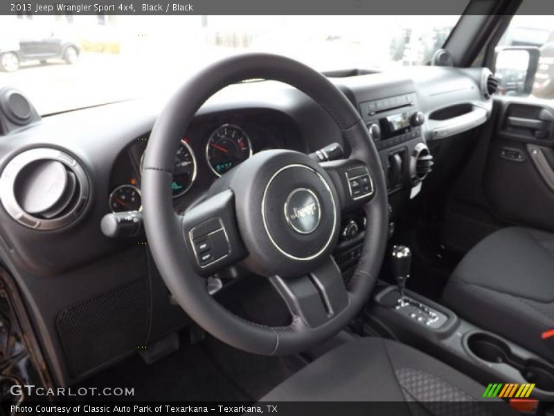 Black / Black 2013 Jeep Wrangler Sport 4x4