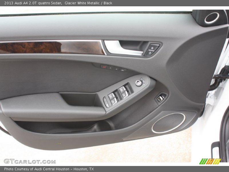Glacier White Metallic / Black 2013 Audi A4 2.0T quattro Sedan