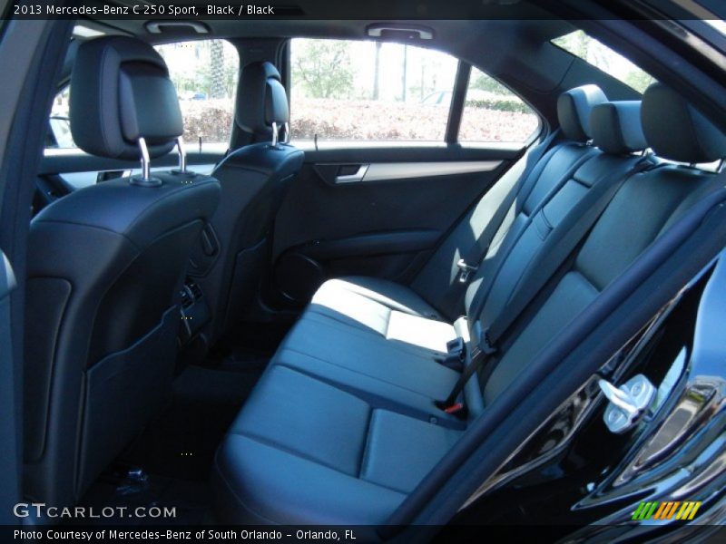 Black / Black 2013 Mercedes-Benz C 250 Sport